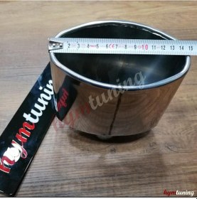 Resim 150lik Eğik Egzoz Ucu. Basık Egzoz Ucu. Tek Çıkış. Büyük Göz 