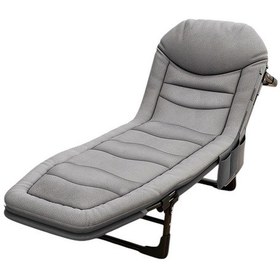 Resim Powermaster Sunup Sn-24922 Taşınabilir Ayarlanabilir 5 Kademe Sünger Kamp Yatak Şezlong Koyu Gri Diğer 