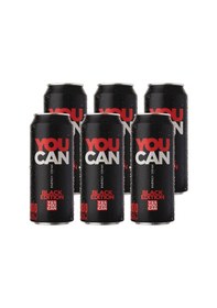 Resim You Can Black Edition Enerji İçeceği 500 ml 6'lı 