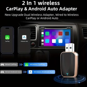 Resim Yeni kablolu Carplay modeli, Kablosuz Carplay adaptör yükseltmesi, şık Android Auto 2'si 1 arada Carplay cihazı OTA güncellemesini destekler tak ve çalıştır bağlantısı ile stabil Carplay dönüştürücü, Araç Eğlence Sistemi,Araç İçi Bağlantı,Modern Cihaz,Kompakt Tasarım,Güvenilir Bağlantı Elemanı,Yüksek kaliteli adaptör,Tak ve Çalıştır Cihaz,Otomotiv Yükselticiler,Yolculuk Tutkunları 