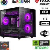 Resim Xaser Cube X10 Ryzen 7 5700X 32GB Ram 1tb M.2 Nvme SSD RTX3050 Masaüstü Oyuncu Bilgisayarı 