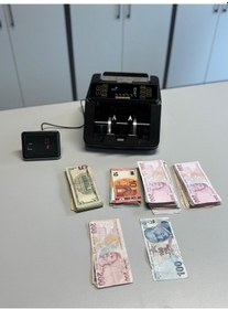 Resim Bashiro Mini Kağıt Para Sayma Makinesi 