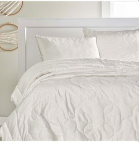 Resim Linens Fluffy Pamuk Çift Kişilik Yorgan Beyaz 