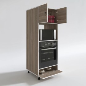 Resim Kenzlife fırın dolabı halide crd 162*60*56 mutfak kapaklı ayaklı banyo kiler ofis 