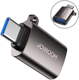 Resim Joyroom S-H151 Type-C Male USB Female Preto Adapter 