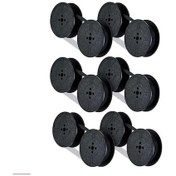 Resim Lasonstiges 6pack Daktilo Şeridi Çift Makaralı Daktilo Şerit Mürekkebi Çoğu Daktilo İçin Çift Makara Ambalaj Mürekkebi Yedek Parça 