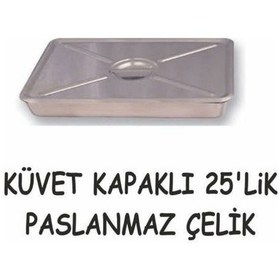 Resim Metal Küvet Kapaklı 25 Lik Çok Renkli 