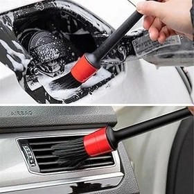 Resim GüncelÇarşı 5+1 Yumuşak Kıllı İç Dış Torbido, Havalandırma, 6'lı Detaylı Temizlik Oto Fırça Seti Açılıp Kapanan Oto Temizlik Fırçası 
