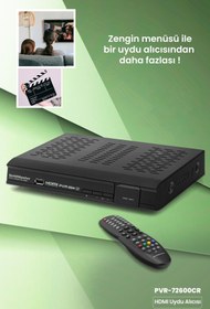 Resim GOLDMASTER Pvr-72600 Fta Tüplü Tv Uyumlu Hdmı Çıkışlı Dijital Uydu Alıcısı 