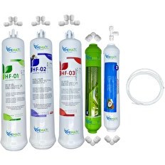 Resim Pemax Water Solutions Kapalı Kasa Su Arıtma Cihazlarına HFT 5'li Mebransız Alkali -Tatlandırıcı 