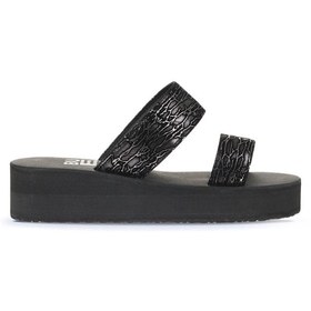 Resim Bueno Shoes Siyah Platin Kadın Dolgu Topuklu Terlik 26wt752050 