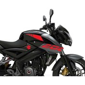 Resim Redline Grafik Bajaj Pulsar Ns 200 Depo Etiketleri Kırmızı 