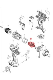 Resim Nesta Makita Bdf456 Endüvi Ürün Kodu 619263-3 