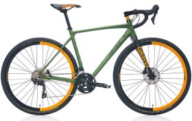 Resim CARRARO GRAVEL G2 BİSİKLET 20 V HD FREN 52 MAT HAKİ YEŞİLİ-SİYAH-TURUNCU 