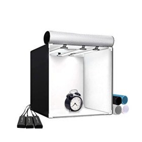 Resim GDX Pro II 3 LED Işıklı Ürün Çekim Çadırı 40X40 CM 