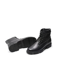 Resim Costo Shoes 45 - 46 - 47 - 48 - 49 - 50 Büyük Numara Erkek Bot . Rahat Geniş Kalıp Siyah 