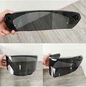 Resim Xuweiwei Agv New K3 Visera Casco Yedek Yüz Maskesi Deep Black Day Use Only Motorcycle Aksesuar 