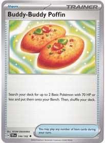 Resim Buddy-buddy Poffin 144/162 - Temporal Forces - Pokemon Kartı Mint 