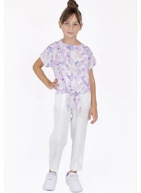 Resim Best kids kız çocuk pantolon 14120 - BEYAZ / 6 yaş 