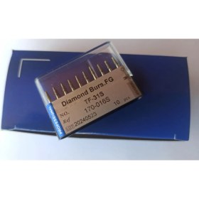 Resim TF-31S Fg Tf-31 Elmas Frezeler Diş Laboratuvarı Parlatma Freze 10 Adet 1 Kutu 