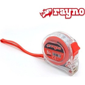 Resim Rayno Şeffaf Şerit Metre 5m X 19mm - 11511 5 M 