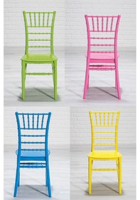 Resim Soho Home Mutfak Sandalyesi 4 Adet -renkli 