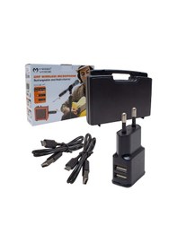 Resim Ayt Magicvoice Mv-19590 Gitar Tip Kablosuz Enstrüman Mikrofonu Üçlü Set 40 Metre Çekim Mesafesi 