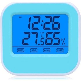 Resim Diwu T026 Dokunmatik Aydınlatmalı Saat Termometre Higrometre 