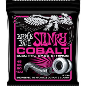 Resim Ernie Ball 2734 Cobalt Super Slinky Bas Gitar Teli (45-100) 