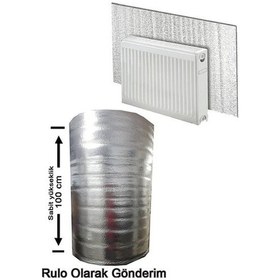 Resim 5 Metre 10 Mm Alüminyum Folyolu Kalorifer, Radyatör Petek Arkası 