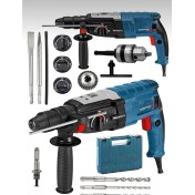 Resim Japan 4500W Çelik Şanzuman Bakir Sargılı 2-28 Kırıcı Hilti Matkap 5 Adet Uç 