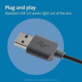 Resim Kensington Kablolu USB 3.0 Fare, Çok Yönlü Tasarımlı ve Kaydırma Tekerleğine Sahip Optik Masaüstü Fare, Ev Ofis İçin İdeal, Siyah, K72356EU 