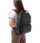 Resim Ultra Hafif Şik Ve Su Geçirmez Orta Boy Sırt Çantası Siyah Model: 571-13-9f Siyah 