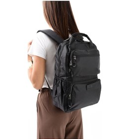 Resim Ultra Hafif Şik Ve Su Geçirmez Orta Boy Sırt Çantası Siyah Model: 571-13-9f Siyah 