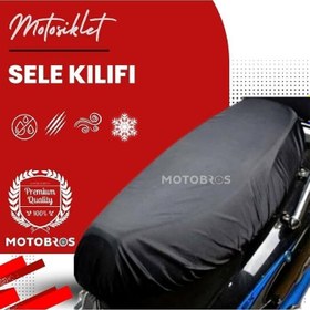 Resim Motobros Rmg Ranger 100 ile uyumlu Motosiklet Siyah Sele Kılıfı Örtüsü Brandası-123732 