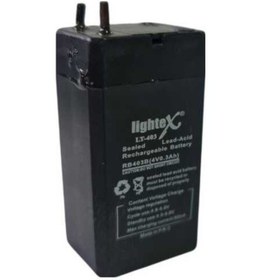 Resim Lightex LT-403 4V 0.3Ah Bakımsız Kuru Akü 