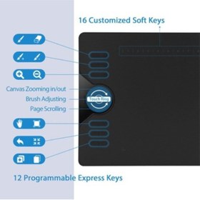 Resim Huion New Hs610 Grafik Çizim Tableti 10x6,25 