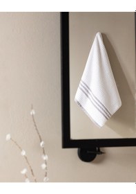 Resim Madame Coco Alissa %100 Pamuk Yüz Havlusu - Beyaz 8684427128008 Beyaz 