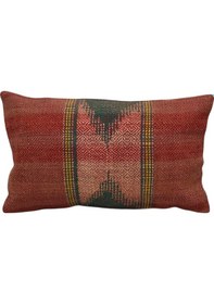 Resim Zehra Abla Halı Yeni El Dokuma Dekoratif Lumbar Kilim Kırlent Yastık Kılıfı 6585 Çok Renkli 