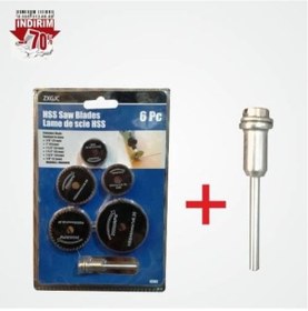 Resim Mini Gravür Ahşap Mermer Cam Kesme Testere Diski Matkap Mandren 