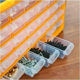 Resim La Push Concept Super Bag Mono Blok Çekmece Seti 20'li Hobby Organizer Çekmece Vida Dübel Takı Kutusu ASR-6006 