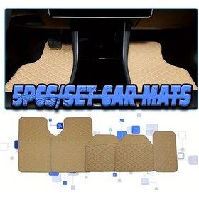 Resim Topnotch Light Brown Ev Aksesuarları Dayanıklı Ve Renk Haslıklı Citroen C4 Sedan 2006-2010 Üç Katmanlı Xpe Universal Otomobil Paspas 