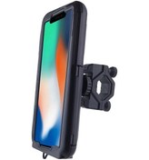 Resim Pds-dc2 Su Geçirmez Bisiklet-motosiklet Telefon Tutucu Siyah Siyah 