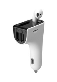 Resim S-link SL-BT245 5V 3.1A - 5V 1A Bluetooth Kulaklık ve TF+USB Fm Transmitter 