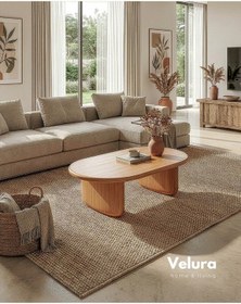 Resim Doğal Meşe Orta Sehpa - Viny Meşe Orta Sehpa Meşe 