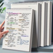 Resim Premium Disiplin Dergisi - Öğrenciler ve Ofis Kullanımı için Su Geçirmez, Dayanıklı Spiral Bağlı Not Defteri - Kalın, Göz Koruyucu Kağıt ile Grafik Ekranları ve Renkli Sayfalar - Not Alma ve Vurgulama için Mükemmel - Matematik, Bilim ve Sanat Disiplinleri için İdeal, Öğrenci için Dergi 