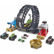 Resim Hot Wheels Monster Trucks Çemberde Yarış Seti HBH70 