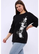 Resim Natali Büyük Beden Tunik 398503359 Siyah 