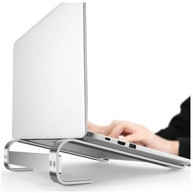 Resim Willowhaven 13-15 Inç Alüminyum Laptop Standı Taşınabilir Ayarlanabilir Yükseklik Ofis Çalışma Masası 