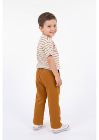 Resim Miababy Müslin Pantolon Süprem Tişört 2li Takım Hardal 
